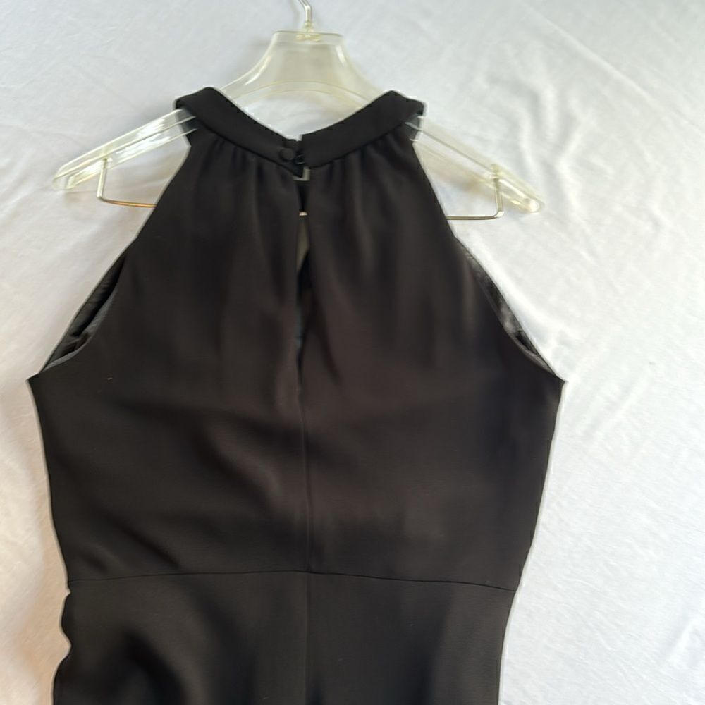 Evan Picone black  formal cocktail halter neck keyhole  lined sheath dress  8‎ - Picture 5 of 7